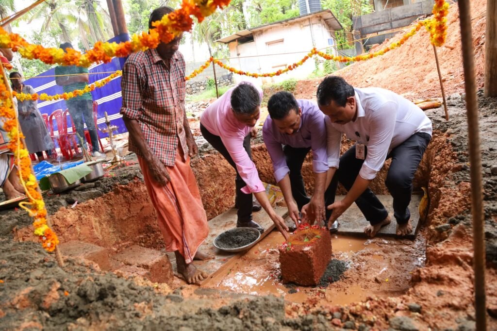 Stone Laying - Blue Mount Park